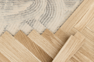 herringbone hardwood floor installation